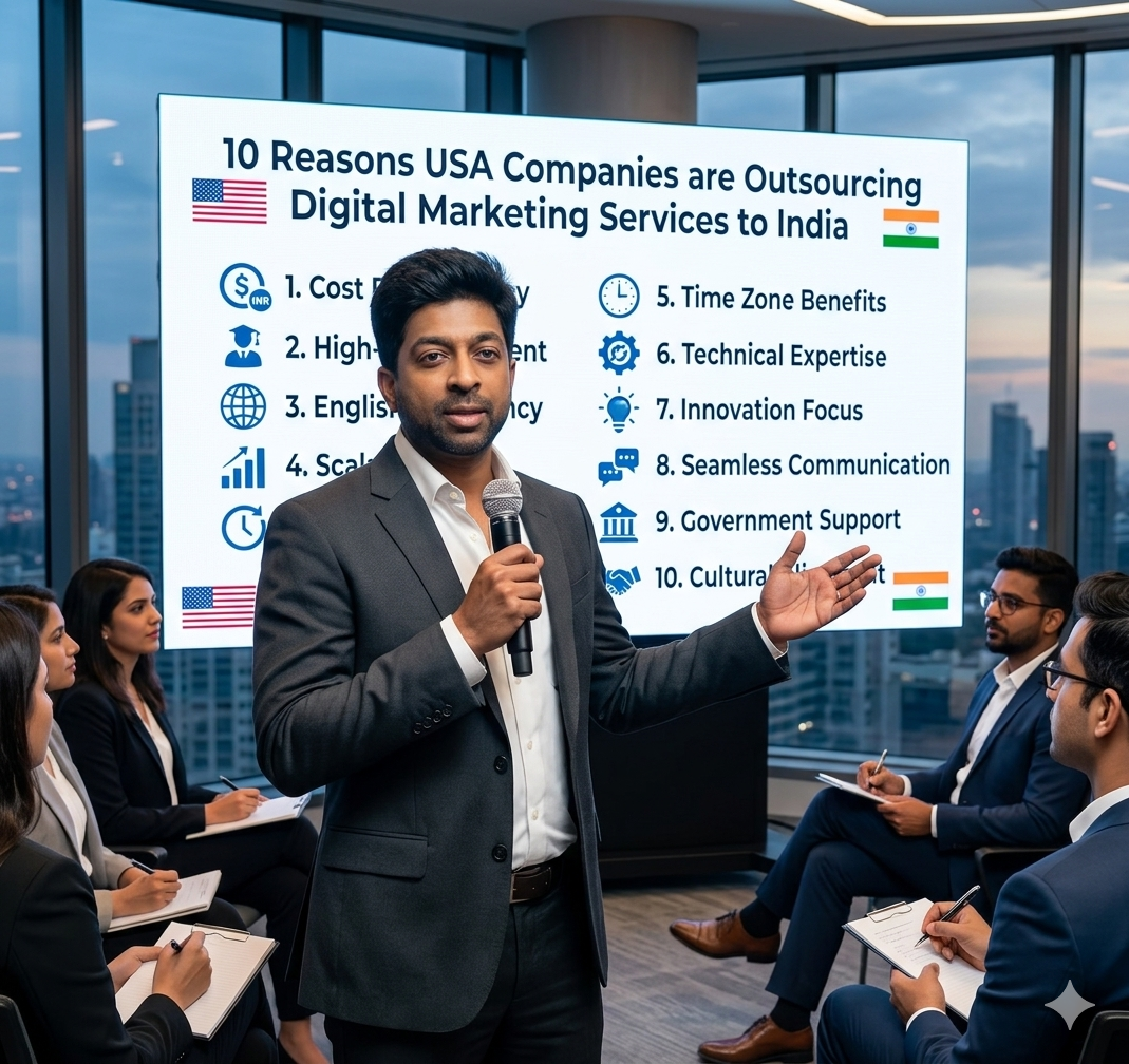 10 Reasons USA Companies are Outsourcing Digital Marketing Services to India