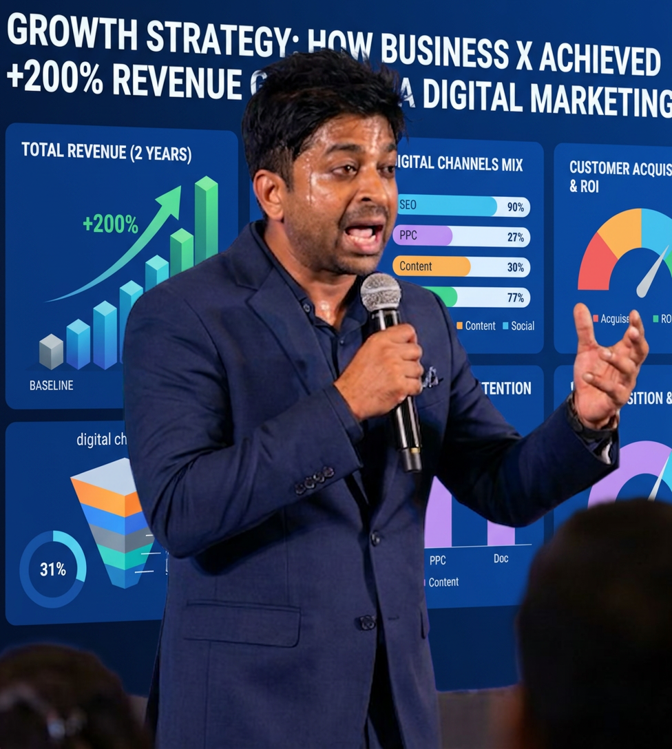 How Vasanth Raju Helped a Business Achieve 200% Growth Through Digital Marketing