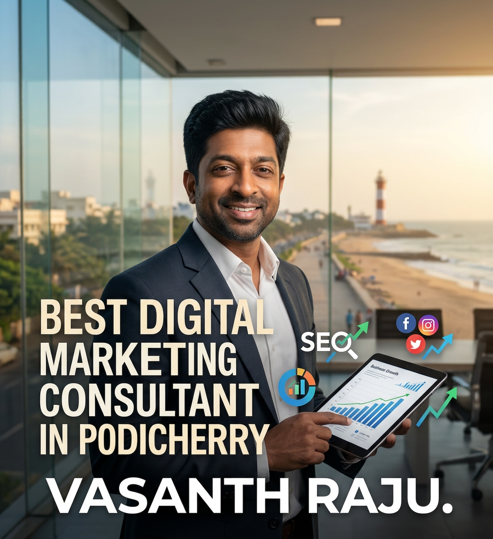Best Digital Marketing Consultant in Pondicherry – Vasanth Raju