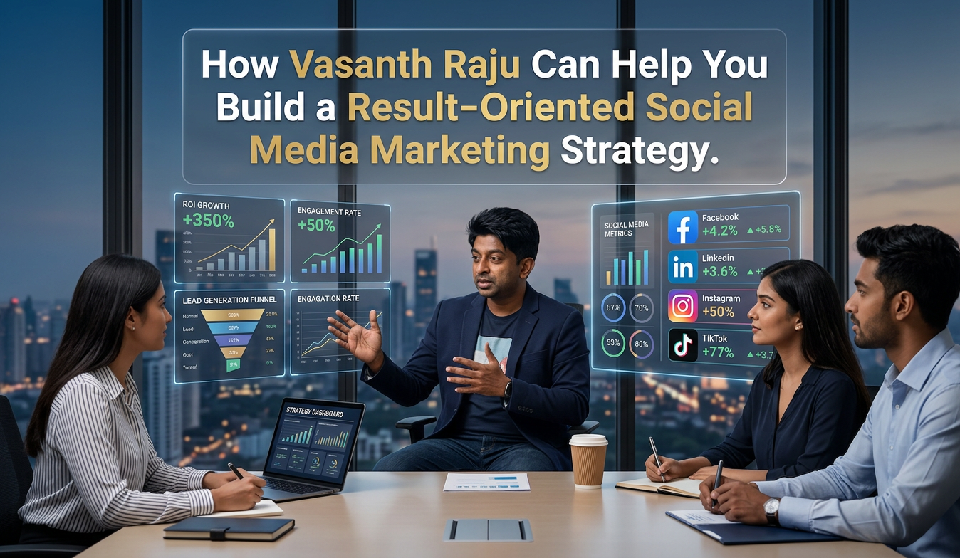 How Vasanth Raju Can Help You Build a Result-Oriented Social Media Marketing Strategy