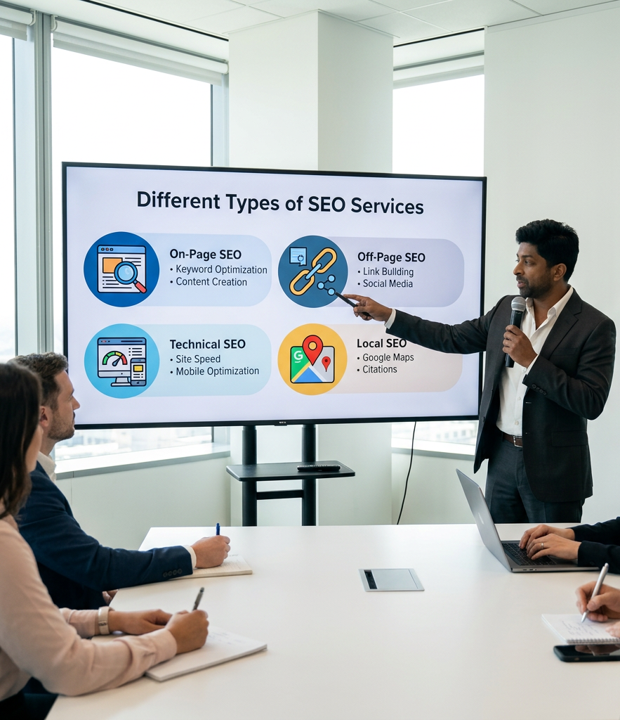 What Are Different Types of SEO Services & What Do SEO Services Include?