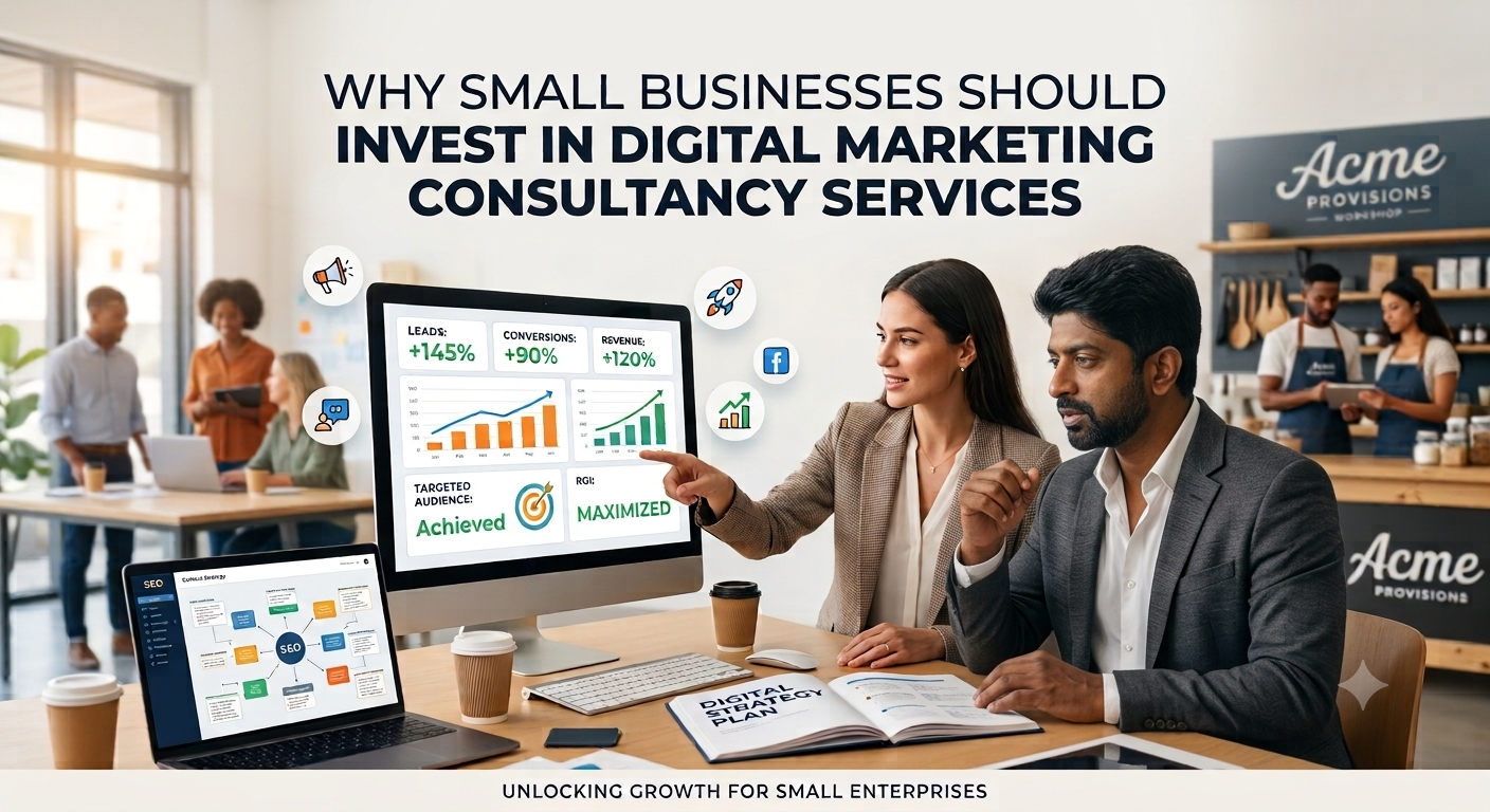 Why Small Businesses Should Invest in Digital Marketing Consultancy Services